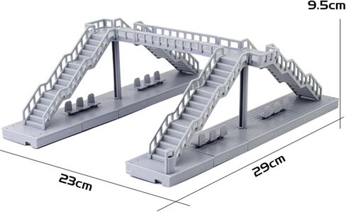 DIY Model Footbridge for School Project Model Train Station Layout Diorama in Saudi Arabia