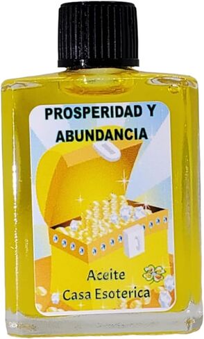 زيت المسحة الروحية من Magick Space - (Prosperdida Y Abundancia Aceite) زيت الرخاء والوفرة - زيادة الثروة والنجاح - جذب الحظ السعيد إلى حياتك - 0.5 أونصة سائلة (عبوة واحدة) in Kuwait