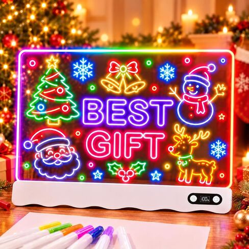 SINWE 16" led Drawing Board, Neon Glow Doodle Pad for Girl Gift in Kuwait