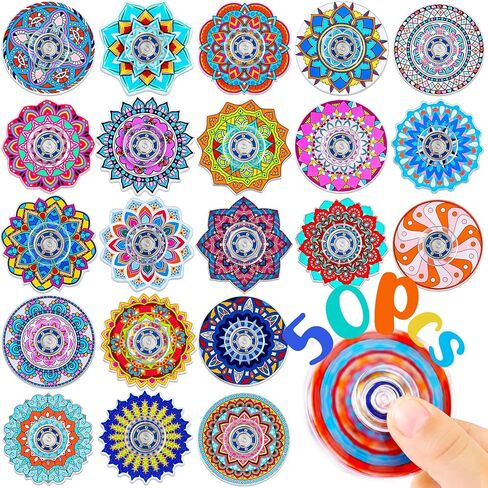 50Pcs Fidget Spinner Bulk Classroom Prize for Kids, Halloween Party Favors in Kuwait