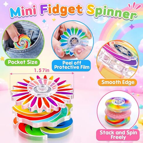 24Pcs Fidget Spinner Toys Bulk Classroom Prize, Halloween Party Favors in Kuwait