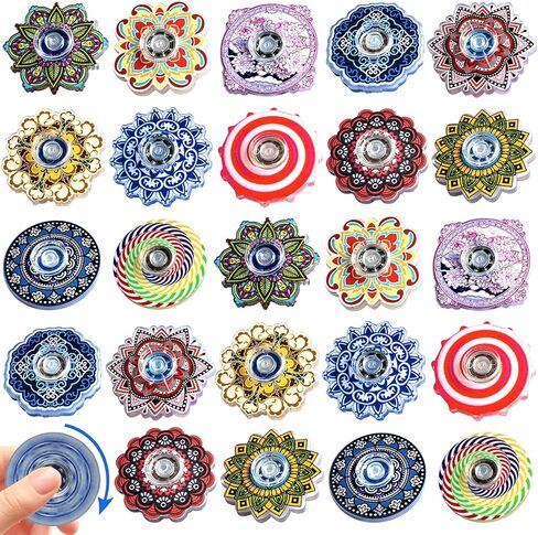 50 Pack Fidget Spinner Mini Toys,Party Favors Supplies Birthday Gifts Easter Basket Goodie Bags Stuffers for Kids Adults,Sensory Toys for Boys Girls Stress Relief,Treasure Box Toy Classroom Prizes in Kuwait