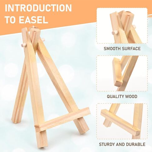 10 Pack Mini Canvas with Easel Set in Kuwait