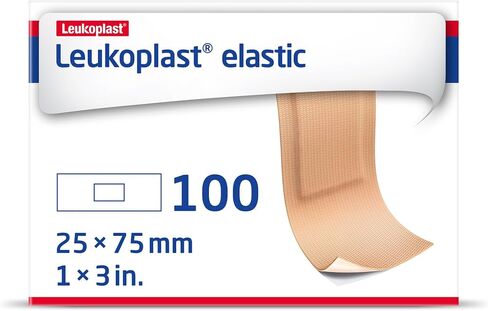 Leukoplast Elastic Fabric Adhesive Latex Free Bandages Patch 2" x 3" (50 in Box) in Kuwait