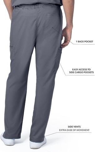 Landau Proflex Unisex Tailored Fit Comfort Stretch 6-Pkt Cargo Scrub Pants 2104 in Saudi Arabia