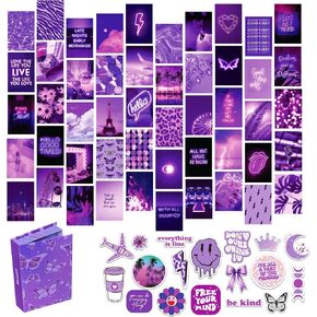 Artivo Black White Wall Collage Kit - Aesthetic Pictures 50 set, 8x10 inches, City Chic Wall Decor for Teen Girls, College Dorm Room Decor, Photo Collection in Kuwait