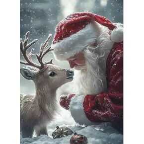 Christmas Gnomes Stamped Cross Stitch Kits for Beginners Adults 11CT in Saudi Arabia