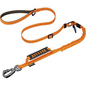 AUBELL Tactical Dog Leash Heavy Duty,4-6ft No Pull Bungee Leash,Pink in Kuwait