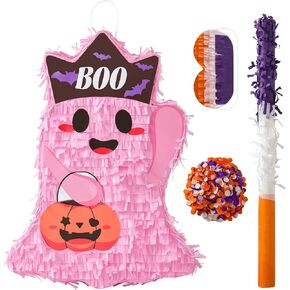 VINTS Halloween Piñata, Ghost Piñata with Blindfold Stick for Party, White in Kuwait