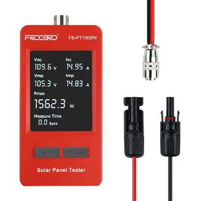 1800W Solar Panel Tester – PV Multimeter with Smart MPPT & HD OLED Display for Solar Panel Diagnostics and Data Analysis in Kuwait