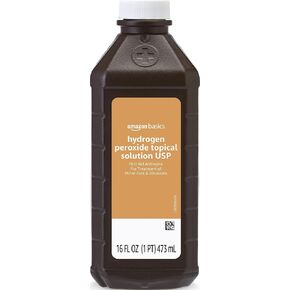 Amazon Basics Hydrogen Peroxide Topical Solution USP, 16 Fl Oz (Pack of 1) (Previously Solimo) in Kuwait