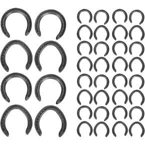 10 Pair Q235 Steel Horseshoe High Strength Training Match Horse Shoe Replacement Size 5 in Kuwait