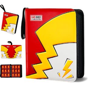 Card Binder 9 Pocket - Sturdy Trading Card Binder Holds 360 Cards (BLACK) in Saudi Arabia