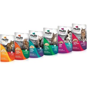 Nulo Freestyle Cat & Kitten Wet Cat Food Pouch, Premium All Natural Grain-Free Soft Cat Food Topper with Amino Acids for Heart Health and High Animal-Based Protein in Kuwait