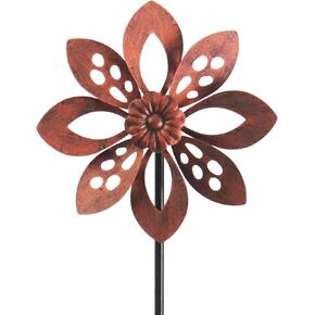 Wind Spinner Outdoor Garden Decor, Metal Leaf Yard Art in Kuwait