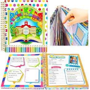 School Days Memory Book School Years Scrapbook Photo Album for Kids in Saudi Arabia