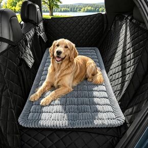 Ghouse Dog Bed for Car Back Seat, Non-Slip Washable for SUVs & Trucks in Kuwait
