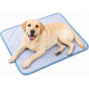 Dog Cooling Mat for cats Small Pets, Gel Free Ice Silk Self Cooling Pad in Kuwait