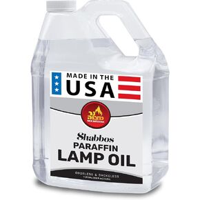 1 Gallon Paraffin Lamp Oil - Clear Smokeless, Odorless, Clean Burning Fuel for Indoor and Outdoor Use - Shabbos Lamp Oil, by Ner Mitzvah in Saudi Arabia