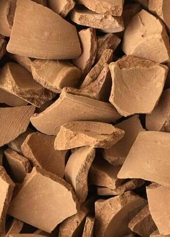Baked Edible Red Clay Chunks, Crispy Clay Chips, Roasted Clay,Natural Edible Clay Chunks,Baked Red 3.5oz (110g) in Saudi Arabia