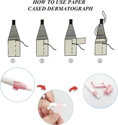 Sewing Mark Pencil 6PCS White Invisible Erasable Fabric Pencils For Leather Cut Marks Student Drawing Tailor Marks in Saudi Arabia