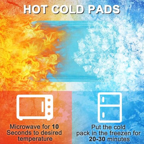 Reusable Small Ice Packs - Hot & Cold Mini Gel Cold Packs for Injuries, Sinus Relief, Tired Eyes, Headaches, First Aid, Pain Relief, Wisdom Teeth, Face - 6 Packs in Saudi Arabia