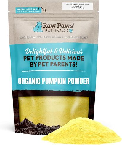 Raw Paws Organic Pumpkin Powder for Dogs & Cats 4-Ounce - Fiber Digestion in Kuwait