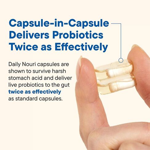 Nouri Weight Health Probiotic and Omega Oil - Probiotics for Weight Loss, Take Daily - 30 Day Supply in Saudi Arabia