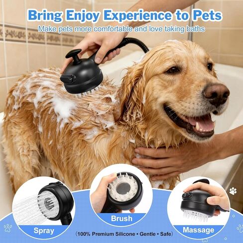 Rechargeable Portable Pet Shower Head Dog Bath Supplies for Indoor Outdoor in Saudi Arabia