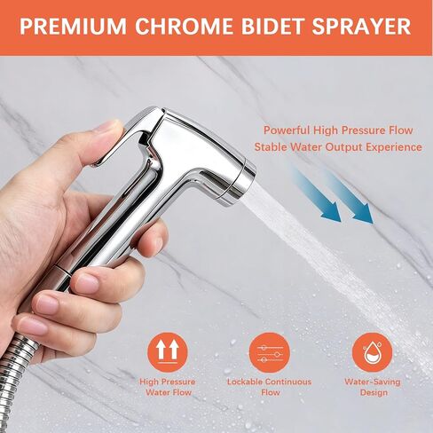 Dog Shower Attachment Kit, 8FT Hose & Handheld Dog Sprayer, No-Drill Holder in Kuwait