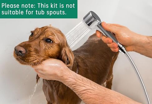 3 Mode Dog Shower Attachment with Long Hose & Outdoor Adapter in Saudi Arabia
