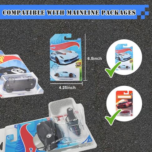 30 Pcs Protector Case Compatible with Hot Wheels Storage Display Case Model Car Display Cases for Hotwheels Case Die Cast Car Clamshell Protector Case Wall Mount in Kuwait