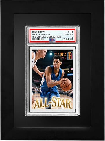 Graded Card Display Frame, Compatible with PSA, CGC, TAG Slabs, Solid Wood in Saudi Arabia