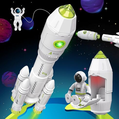 Mobius Space Playset with Rocket, Rover & Astronauts for Kids Ages 3+ in Saudi Arabia