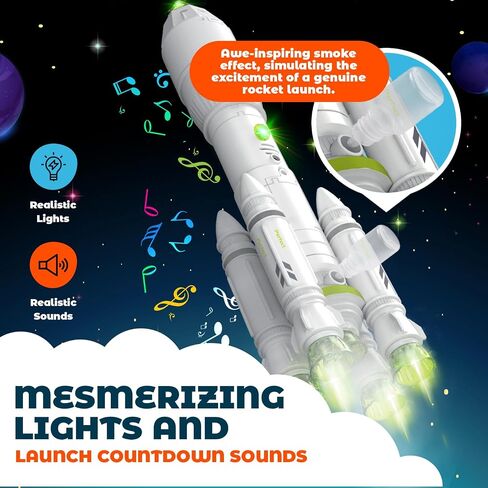 Mobius Space Playset with Rocket, Rover & Astronauts for Kids Ages 3+ in Saudi Arabia