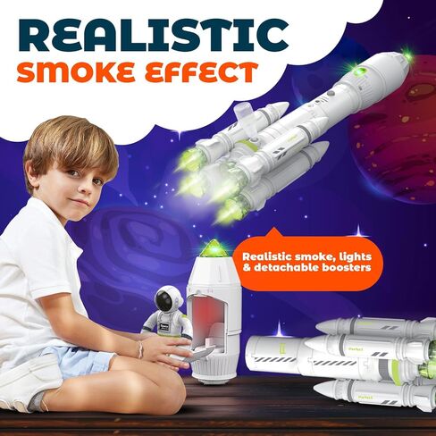 Mobius Space Playset with Rocket, Rover & Astronauts for Kids Ages 3+ in Saudi Arabia