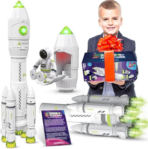 Mobius Space Playset with Rocket, Rover & Astronauts for Kids Ages 3+ in Saudi Arabia