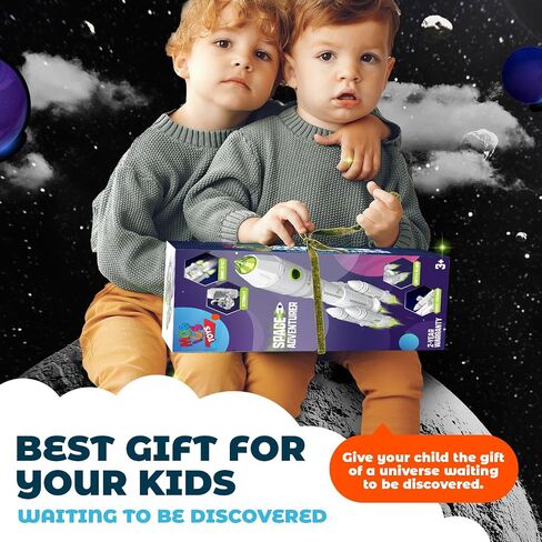 Mobius Space Playset with Rocket, Rover & Astronauts for Kids Ages 3+ in Saudi Arabia