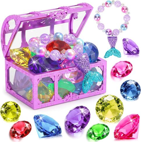 VGOFUN Diving Pool Toys for Kids Ages 3-12, 31 Pcs Mermaid Pool Toys in Saudi Arabia