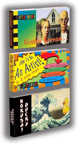 Fliptomania Fine Art Animation Flipbooks 3 Pack: Degas, Mona Lisa, Picasso in Kuwait