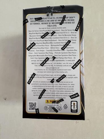 2026 Panini Select Road to FIFA World Cup™ Soccer Trading Cards Retail Blaster Box | 24 Cards Per Box | Exclusive Green & Pink Mojo Parallels | Official FIFA World Cup 2026 Collectibles in Kuwait