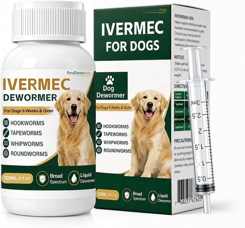 Dewormer for Dogs Broad Spectrum Dog Wormer for Tapeworms, Roundworms and Hookworms for Digestive & Gut Wellness in Kuwait
