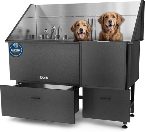 Professional Dog Washing Station 304 Stainless Steel Pets Grooming Tub in Saudi Arabia