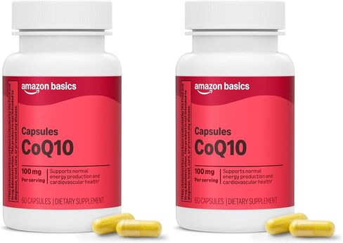 Amazon Brand - Revly Vegan CoQ10 100 mg - Normal Energy Production, Supports Cardiovascular Health, 2 Month Supply (60 Capsules) in Kuwait