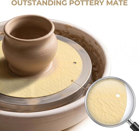 2 PCS 12 Inch Pottery Wheel Bats, Pottery Bat Mate for Ceramics in Kuwait
