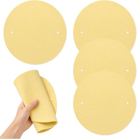 11 Inch Round Pottery Bat Mat for Throwing Wheel, 2 Pre-Pin Holes, 4 Pieces in Kuwait