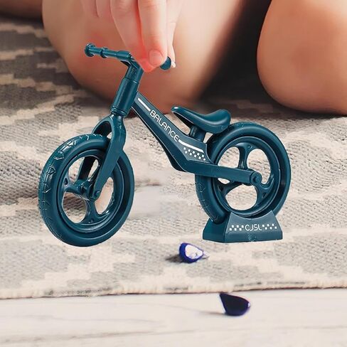Mini Finger Mountain Bike, Desktop Decoration Cycling Figure, Random Colour, Small Mountain Cycling Figure Finger Playing in Kuwait