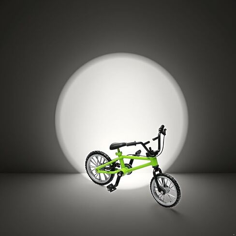 Green 1/18 Scale Mini Diecast Mountain Bike, Finger Bicycle Model, Desktop Decor Art Craft in Kuwait
