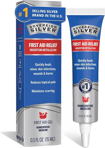 Sovereign Silver First Aid Gel – Topical Healing Homeopathic Medicine, 2 oz. in Saudi Arabia