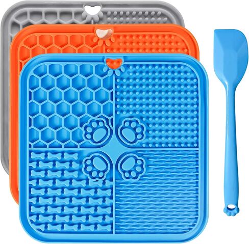 Lick Mat for Dogs, Slow Feeder with Suction Cups for Dog Anxiety Relief in Saudi Arabia